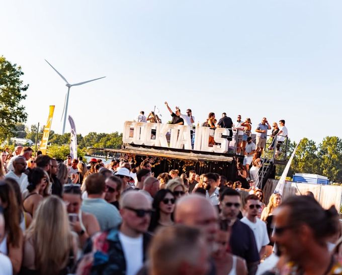 Bar op een festival